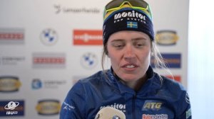 World Cup 23/24 Lenzerheide: Women Mass Start Interviews
