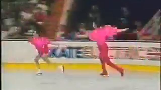 1990 World Figure Skating Ex1 Gordeeva & Grinkov Екатерина Гордеева и Сергей Гриньков