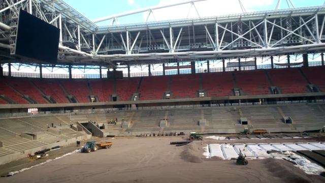 Обзор строительства стадиона «Открытие Арена» смотреть онлайн