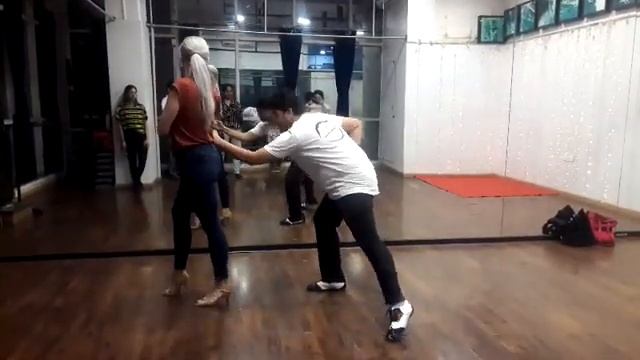 Salsa partner work tutorial Devroop Sharma & Barbara Reber