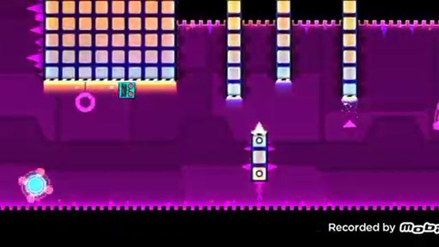 Прохождение 1 уровня в такой игре как geometry dash subzero