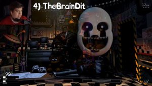 Реакции Летсплейщиков на Скример Марионетки из FIVE NIGHT'S AT FREDDY 7