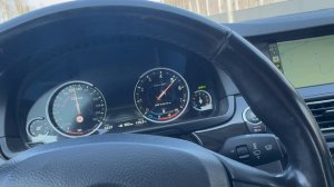 Звук мотора BMW F10 без блока ASD