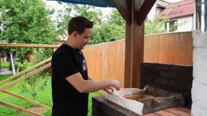 ОТКРЫТАЯ БЕСЕДКА С БАРБЕКЮ ЗОНОЙ