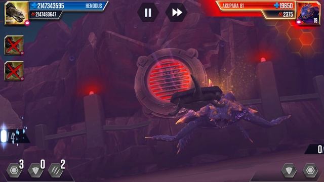 HENODUS 99 VS AKUPARA 81 | JURASSIC WORLD THE GAME смотреть онлайн