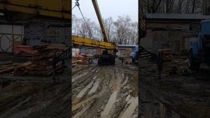 Урал Кран. устанавливаю стрелу на кран
.mp4