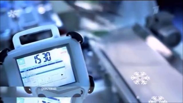 Рекламная Заставка (Первый Канал Январь день 2020 зима снежинки) смотреть онлайн