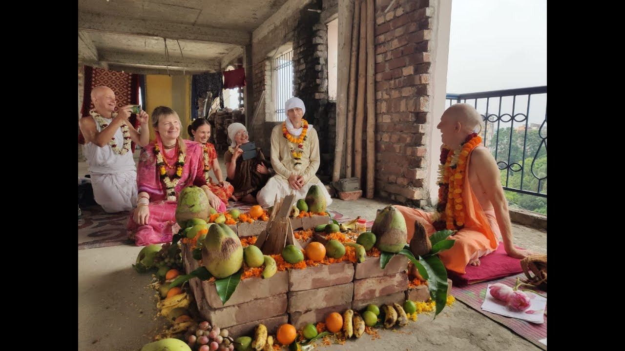 BVV Narasimha Maharaj - Vaninath das Initiation - 29.05.2022