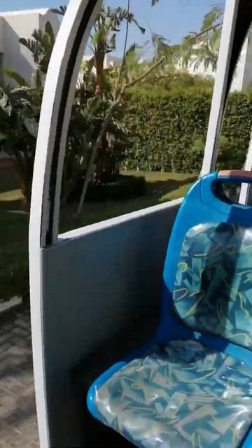 Sunrise arabian beach resort. Автобусные остановки на территории отеля. смотреть онлайн