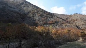 Крым. Начало Громовки. Дорога от Повороное - Громовка. 20.10.19 г.