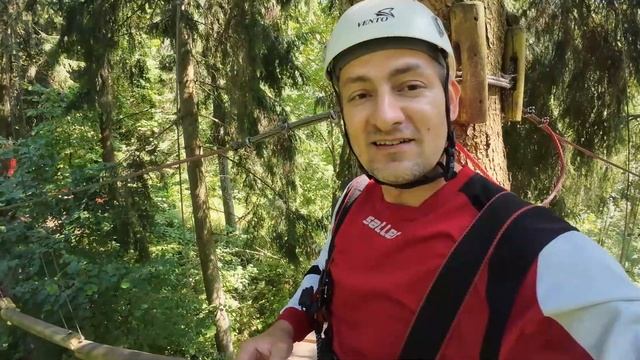 Логойск. Верёвочный городок. Проходим все трассы смотреть онлайн