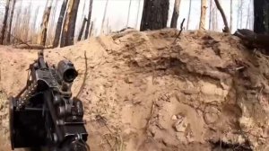 Хохлы в Серебрянском лесу. Видео от первого лица