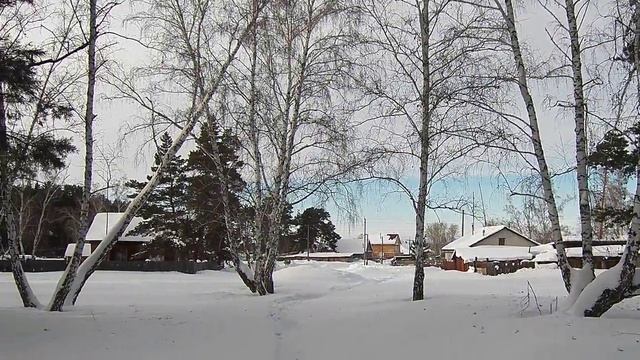 Вид из леса на деревеньку смотреть онлайн