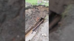 Замена труб под дорогой
