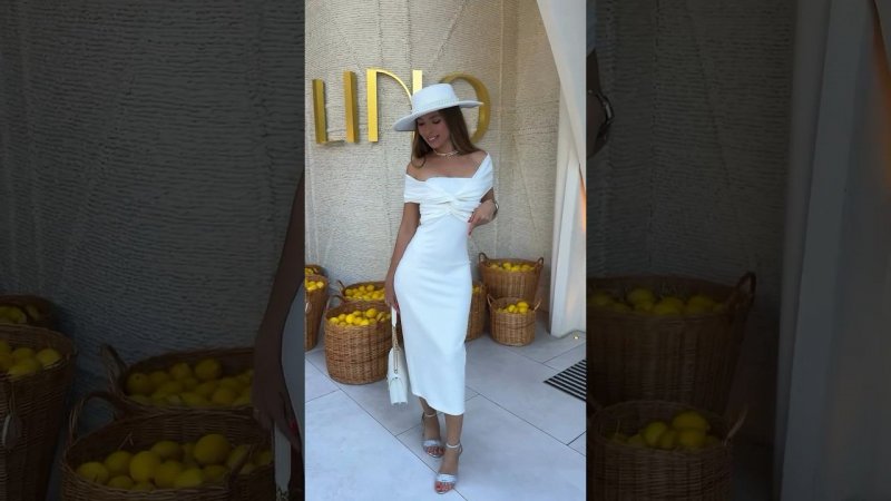 Белое платье IVLANDS #italia #italy #model #fashion #whitedress #сочи #lino #местасочи #модельсочи