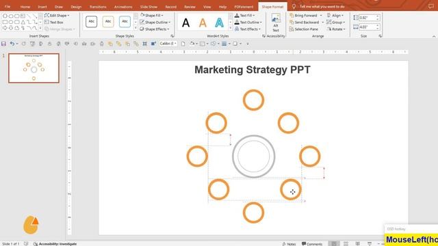 Dynamic Multi-Circle Processes in PowerPoint #slideegg