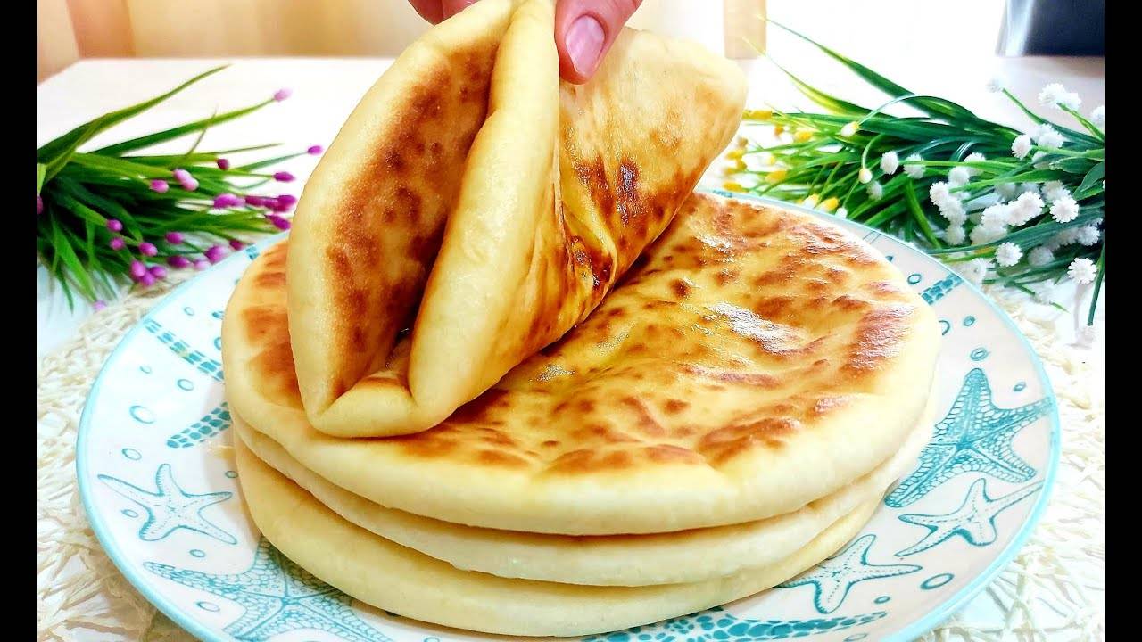 ХАЧАПУРИ На Сковороде. Вкусные Быстрые Лепешки с СЫРОМ!