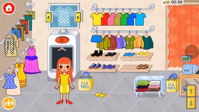 Играем с папой в pepi super stores