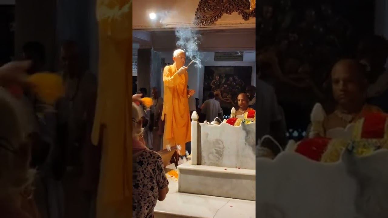 БВВ Нарасимха Махарадж  Пуджа Шриле Прабхупаде  04 10 2022, Майяпур