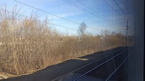 Поездка от ст. Пермь-1 до о.п. Молодёжная на ЭС104-029