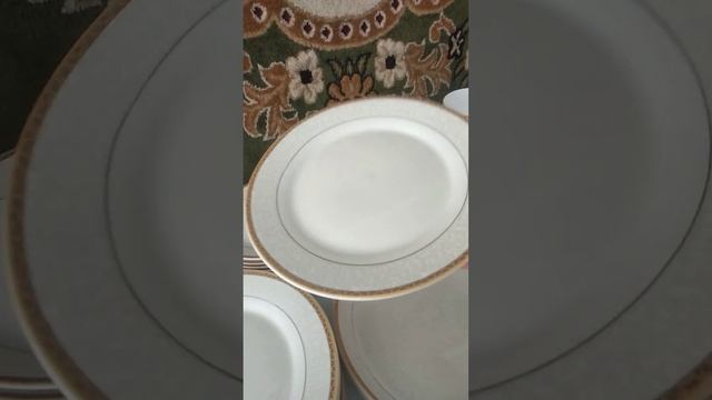 Очень красивый чайный сервиз 12 персон 64 предмета. Цена 13750с#россия #кыргызстан #алматы #посуда смотреть онлайн