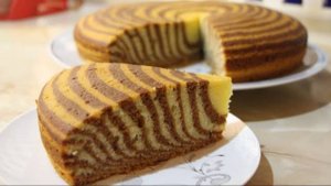 Очень Вкусный Нежный и легкий в приготовлении Пирог Зебра