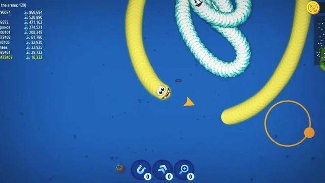 Hard Score in my game WormsZone.io Slither Epic /My highest score 476000+/ saamp video /saamp game смотреть онлайн