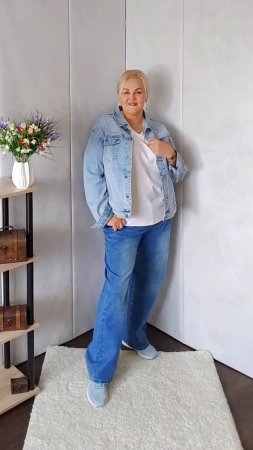Джинсовые Plus Size НАХОДКИ с Wildberries! Обзор и примерка! Одежда больших размеров с WB