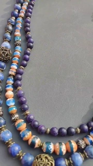 Авторские бусы ручной работы Сапожковой Катерины.