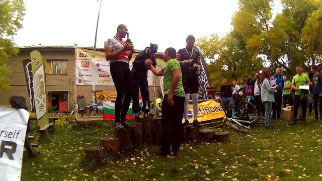 Скоростно изкачване на вр. Конгур - награждаване на колоездачи мъже елит Awarding bikers- men elite смотреть онлайн