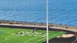 Подготовка к тренировке на стадионе МГУ им. адм. Г.И. Невельского