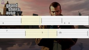 GTA 4 theme [Bass Tabs Tutorial]