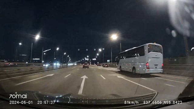 Driving in Moscow agglomeration: Химки - Текстильщики 01/05/2024 (timelapse 4x) смотреть онлайн