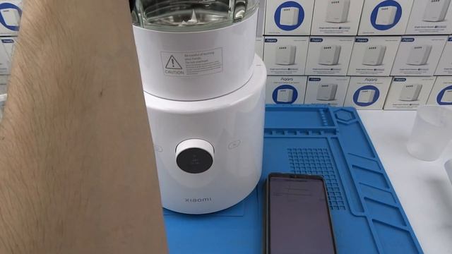 Умный блендер Xiaomi с подогревом для Mihome Россия Smart Blender EU MPBJ001ACM-1A глобальная верси смотреть онлайн