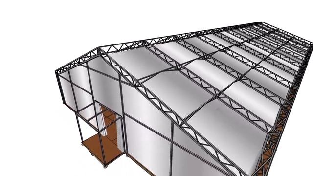 Ангар - столовая 15х30х5,8 м, 450м2 смотреть онлайн