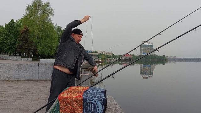 Крупный карась в апреле город Днепр набережная 25 апреля 2024 год смотреть онлайн