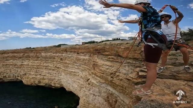 30 07 2024 Васильева Юлия Фиолент 62м Прыжки с веревкой в Крыму Jump&Fly