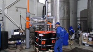 Весовое дозирование в бочки. Производитель ООО «БЛС Инжиниринг».