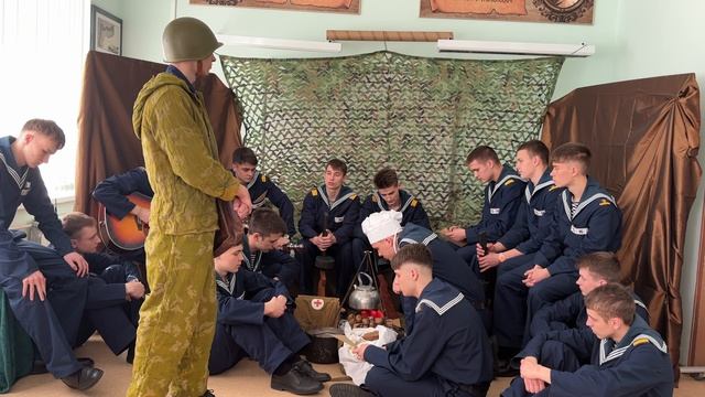 Театрализованная миниатюра "На привале". Филиал НВМУ в г. Владивостоке, 11Г.