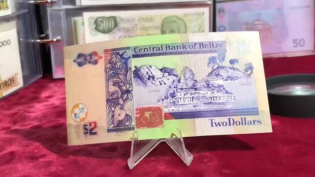 2017 two dollar banknote Belize смотреть онлайн