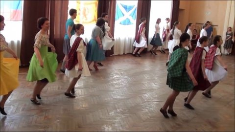'Celtic Reel' at Spring Scottish Dance School 2016 in Yaroslavl