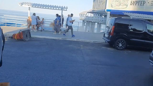 #Турбаза "Мир" в Алуште. Расстояние до моря смотреть онлайн