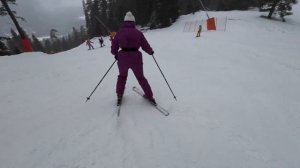 Архыз, синяя трасса Персеиды 17.02.2024