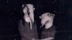 Unsettling images with slightly slowed down Minecraft cave sounds