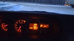 Зимний Перегон в Одного, Тойота Румион в мороз -35.