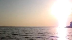 Закат в Новом Афоне.