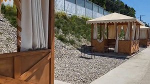 Пляж Бытха. Сочи.