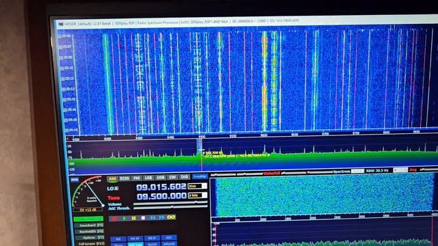 Sdr приемник. Клон RSP1. Приём на Тв антенну Дельта.