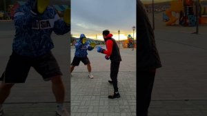 Тренировка бокс на восходе солнца