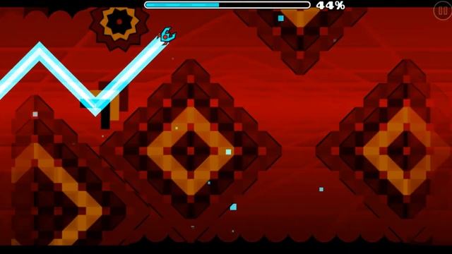 Nine Circles 100% | Мой первый хард демон | Geometry dash смотреть онлайн